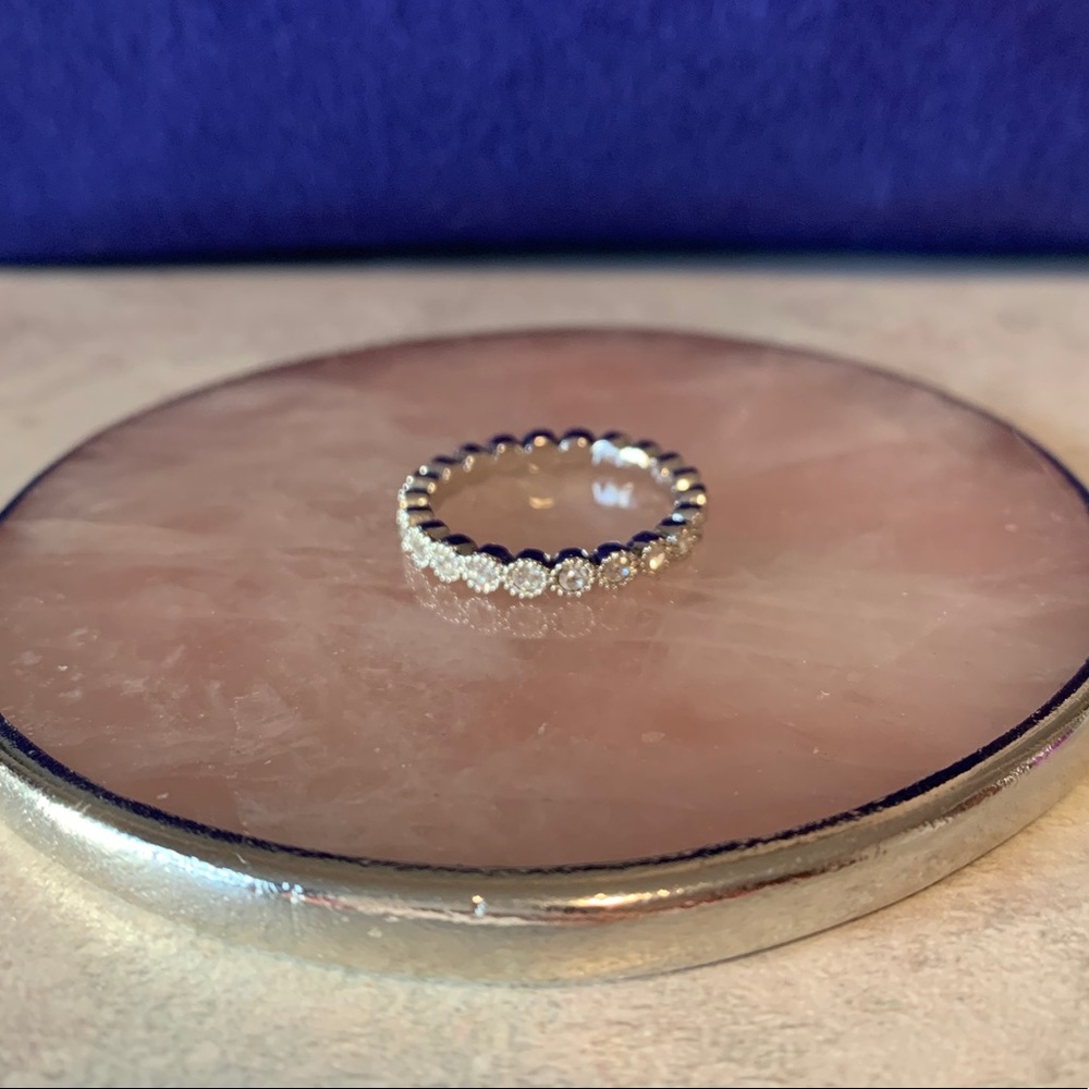 NWOT Sterling Silver Stacking Ring w/ Stones